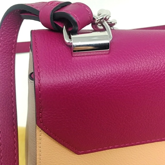 🎉HP🎉Louis Vuitton Lockme BB II AUTHENTIC Venus Purple Silver Hardware Rare! - Picture 8 of 15